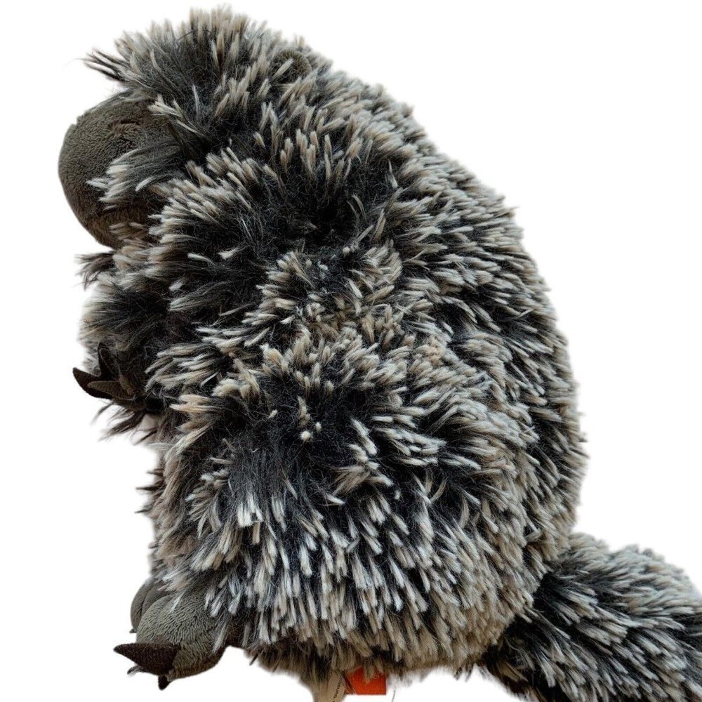 Wild Republic Porcupine  Hedgehog 14” Plush Soft Fluffy Stuffed Animal Toy EUC‍‍
